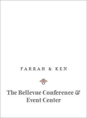  FARRAH & KEN ﷯ The Bellevue Conference & Event Center