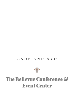  SADE AND AYO ﷯ The Bellevue Conference & Event Center 