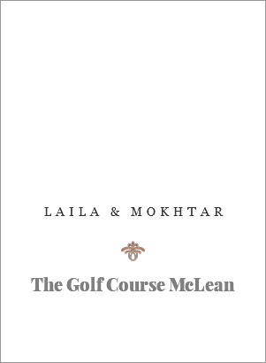  LAILA & MOKHTAR ﷯ The Golf Course McLean 